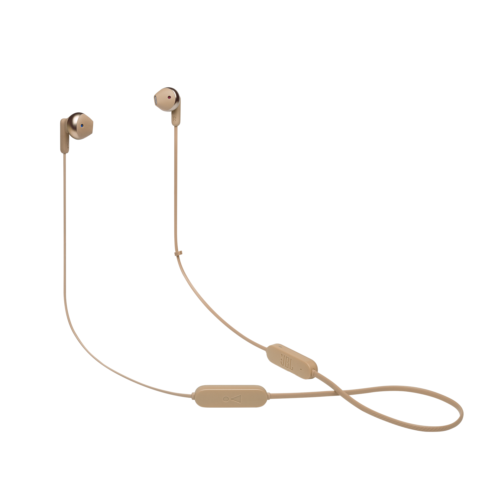 JBL Tune 215BT - Champagne Gold - Wireless Earbud headphones - Hero